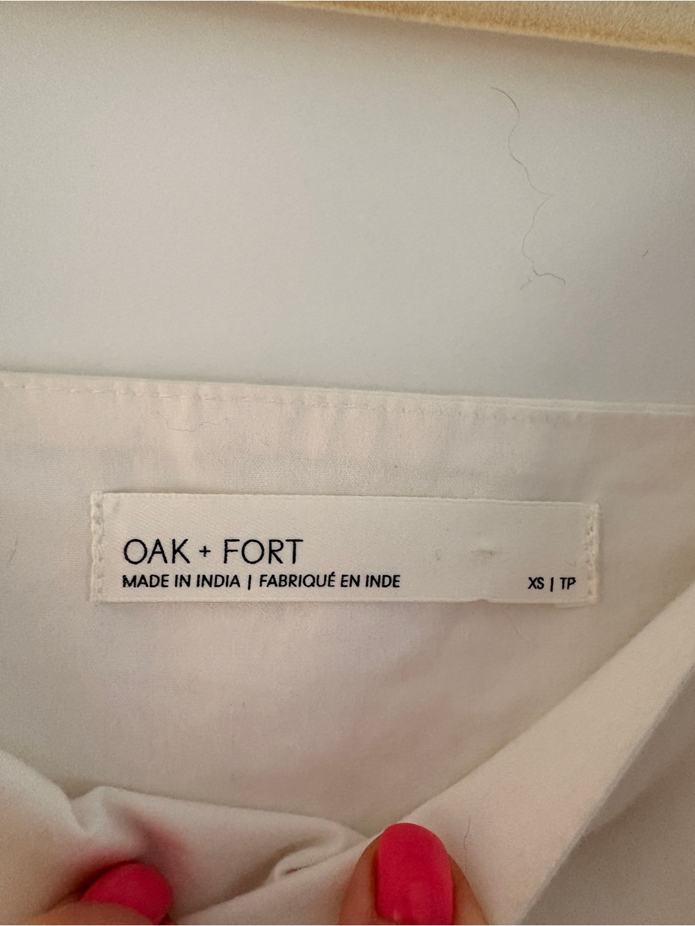 Oak + Fort puff sleeve cotton dress - Picture 2 of 2